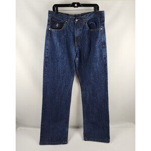 Rocawear Jeans Mens 36x32 Vintage Relaxed Blue Size  VTG 90s Hip Hop